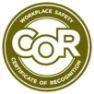 Certificate of Recommendation from Workplace Safety, received by Contrac Equipment