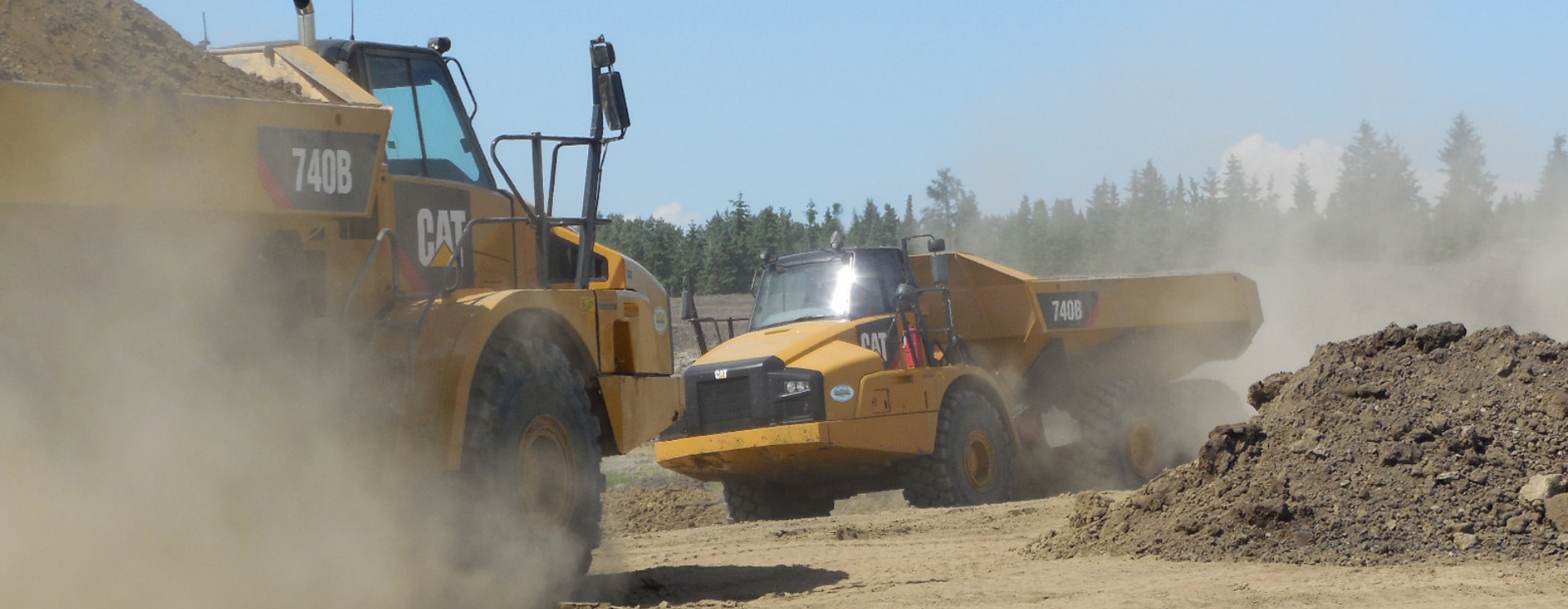 Contrac offers heavy equipment rentals from top mainline manufacturers in Alberta